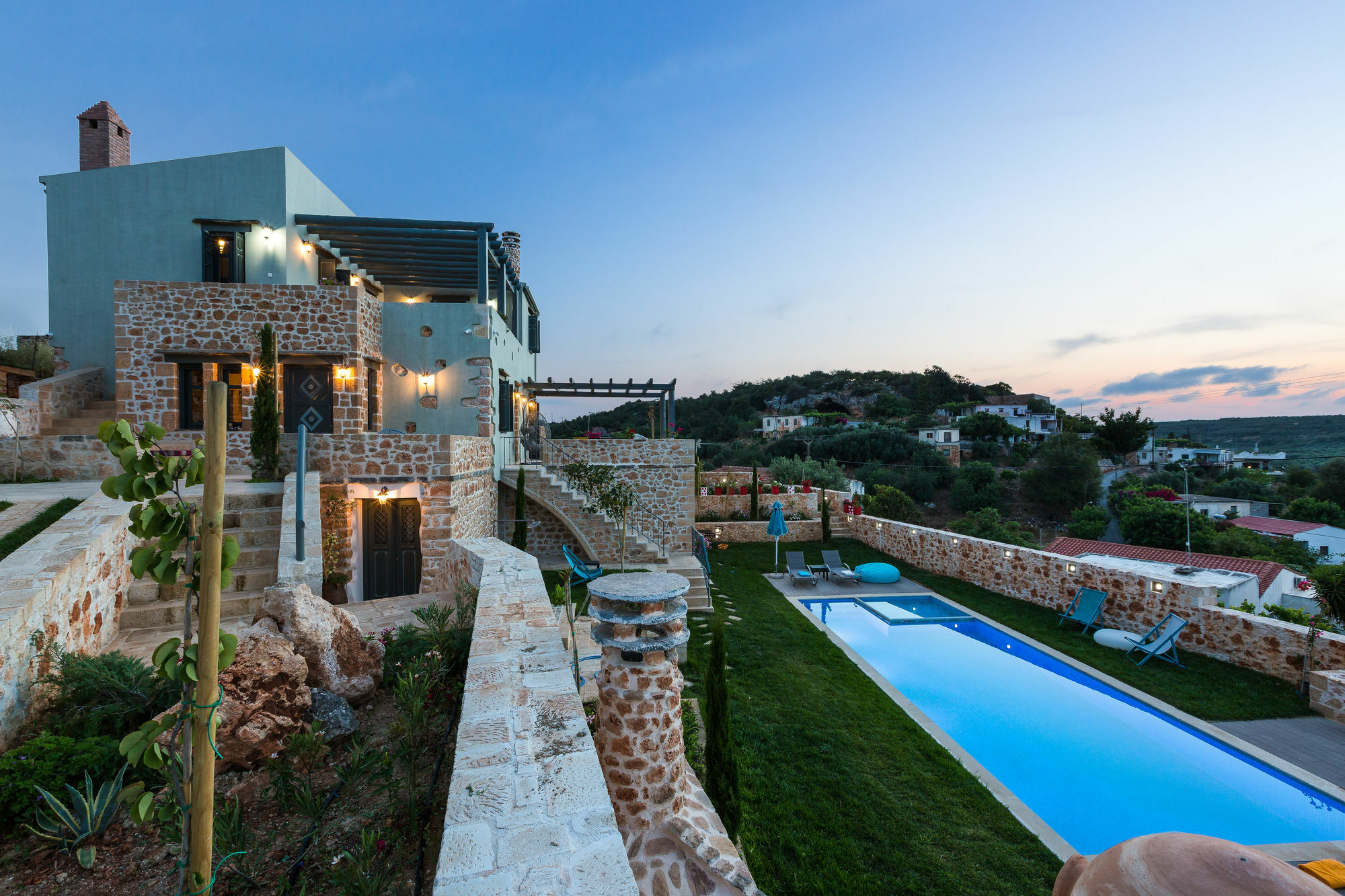 Erondas Cretan Country Villas Achlades Exterior foto