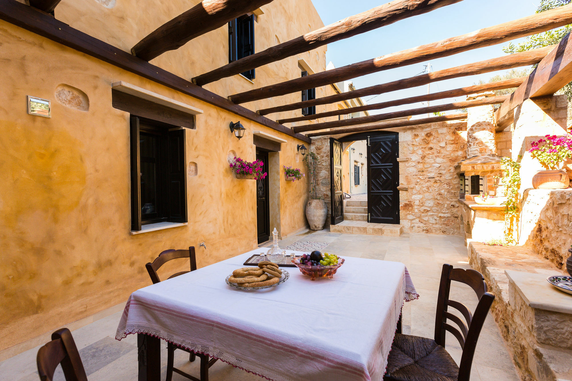 Erondas Cretan Country Villas Achlades Exterior foto