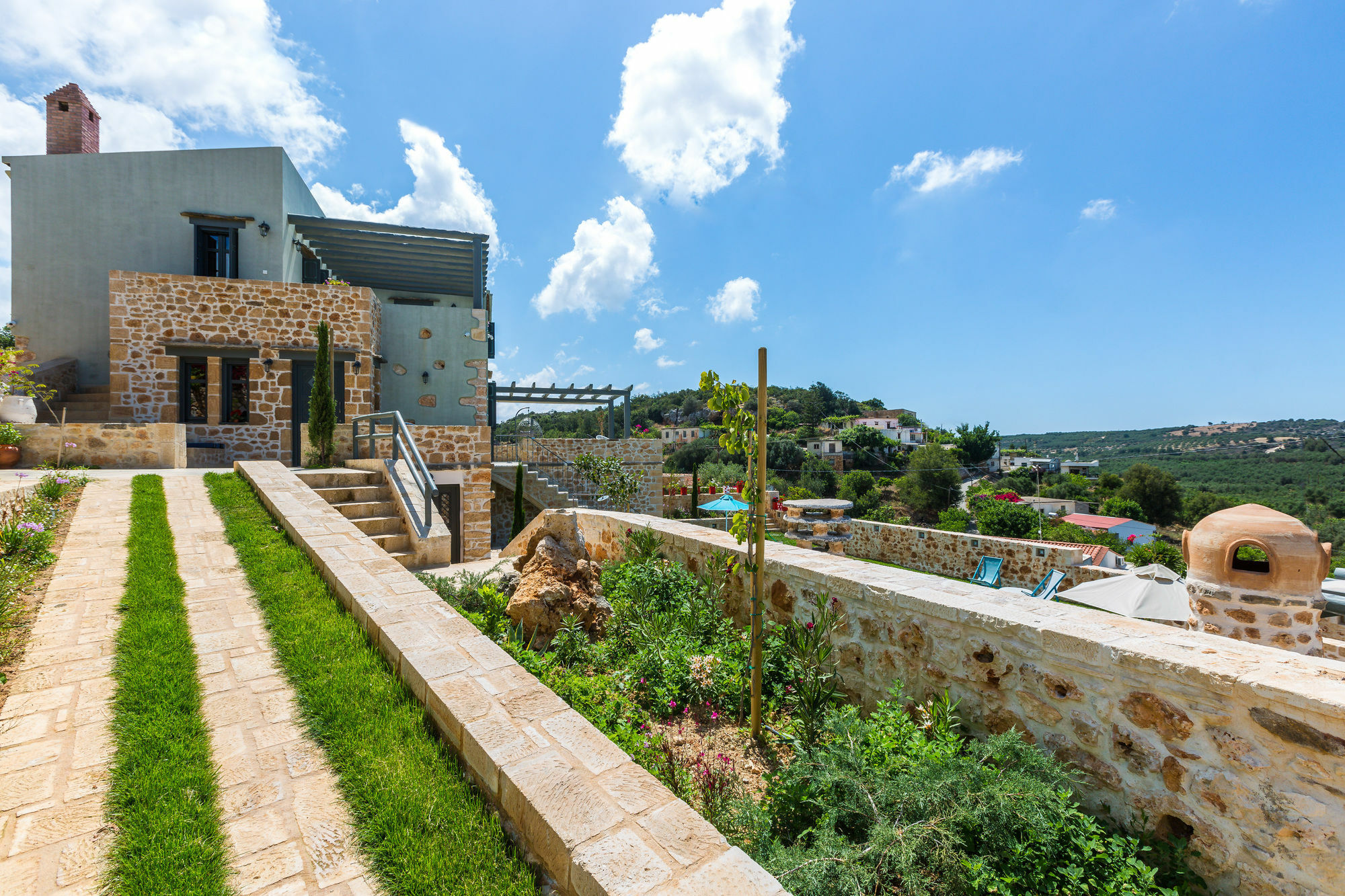 Erondas Cretan Country Villas Achlades Exterior foto