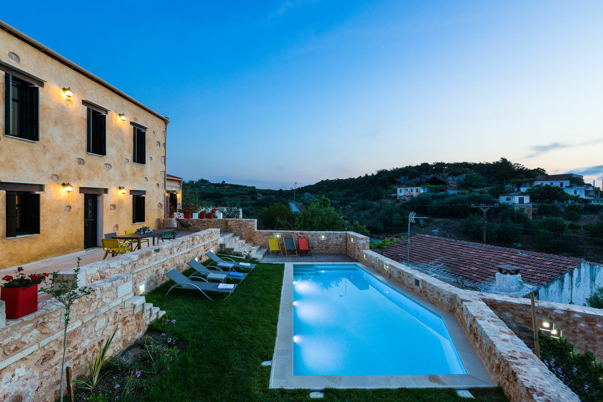 Erondas Cretan Country Villas Achlades Exterior foto